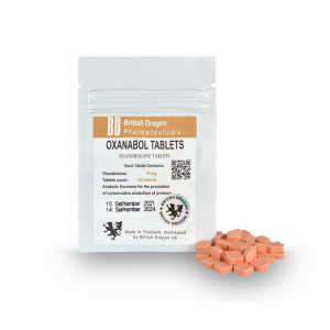 oxanabol tablets in a sealed package
